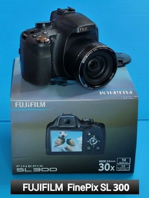Fujifilm FinePix SL300 14MP 30x Zoom Compact Camera Tested Working From Japan