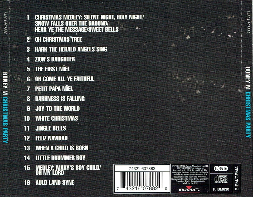(CD) Boney M. - Christmas Party - Feliz Navidad, Jingle Bells, White Christmas - Bild 2 von 2