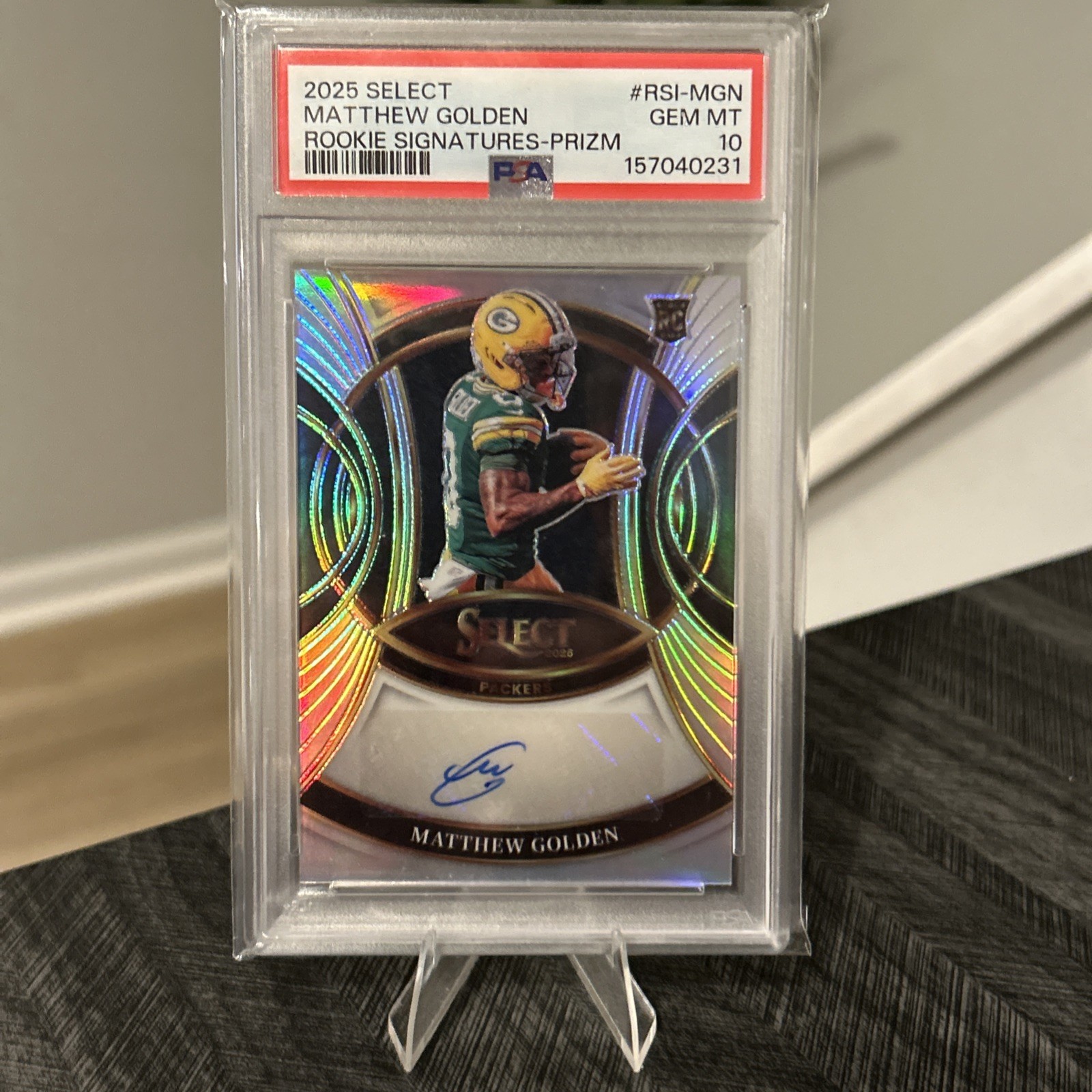 Matthew Golden Panini Select Rookie Signatures #RSIMGN Prizm
