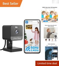 Reliable Indoor Security Camera - 1080P Resolution with App Control  Alerts