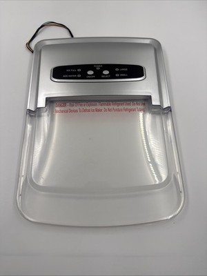 Original Control Panel and Lid for Insignia NS-IMP26SL0 Ice Maker- Silver