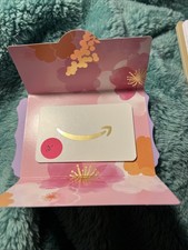 #194…BEAUTIFUL Flowers on $10.00 AMAZON Gift Card …in Matching Gift Sleeve!
