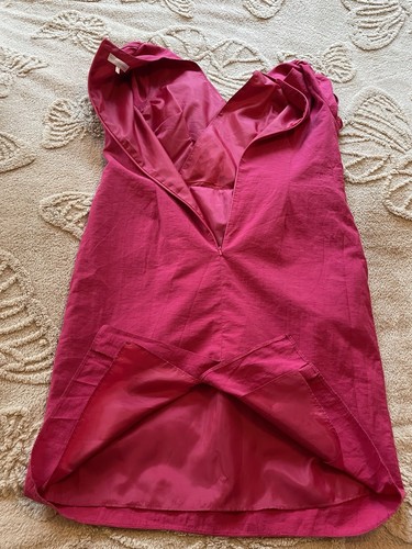 Rocha John Rocha Women's Dress UK 18 Pink.knee Length.zip.short Sleeves. - Picture 16 of 17