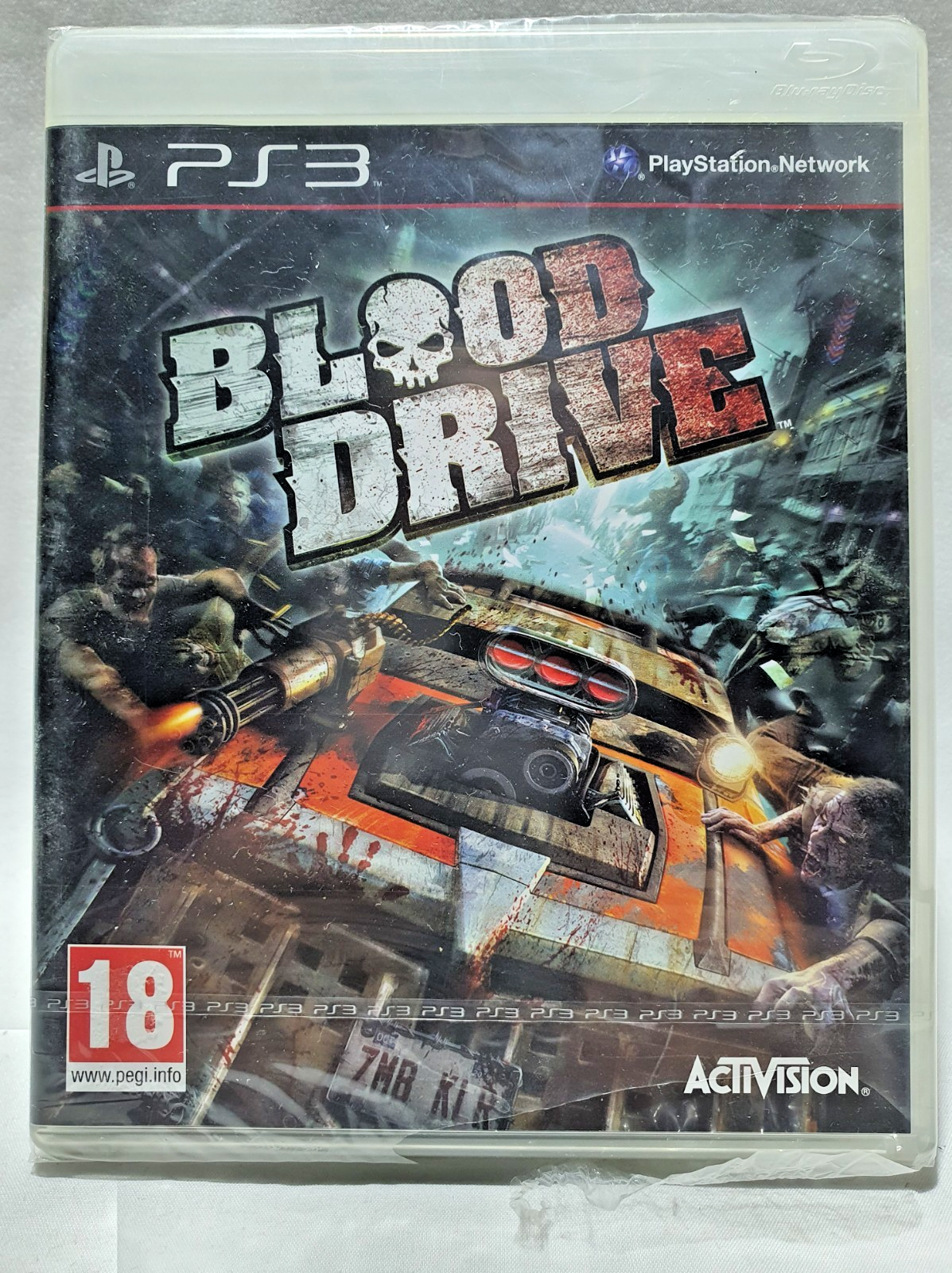 Blood Drive Playstation 3 NEW Factory Sealed foil with defect