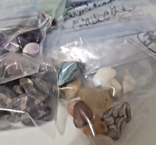 2lb Lot Of Loose Gemstones Mix Bulk Rough Stones Some Smooth