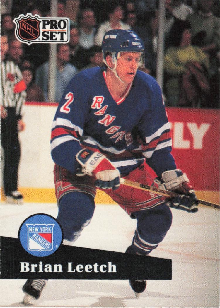 1991-92 Pro Set #159 Brian Leetch