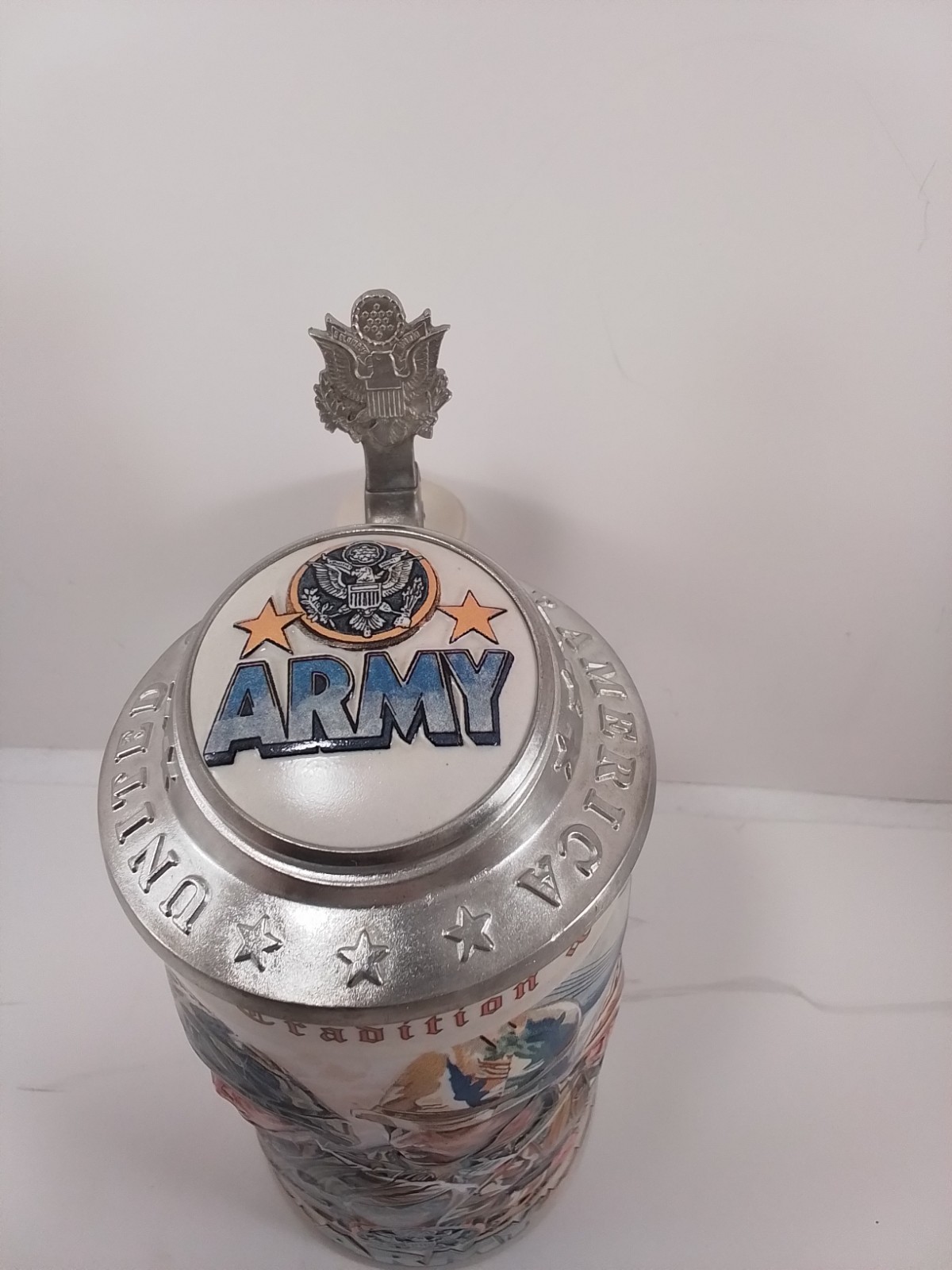1998 Budweiser Beer Stein Army Honoring Tradition & Courage First in a Series