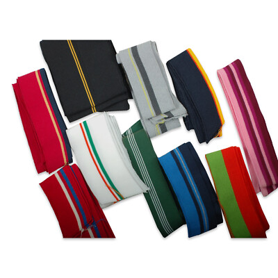 Strick Rippenmanschette & Bund Mix Crafts Pack 10 Stück Reste,Gestreifter Stoff