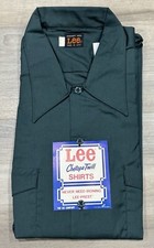 LEE CHETOPA Twill Work Shirt 60s 70s Rockabilly Greaser USA Size 16-16.5 NOS