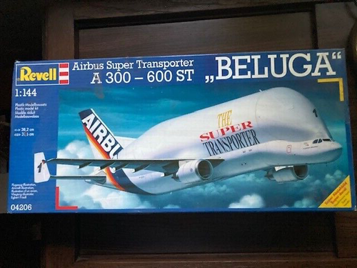 Vintage Revell (Germany) Modell BELUGA Airbus Super Transporter 1:144 NEU