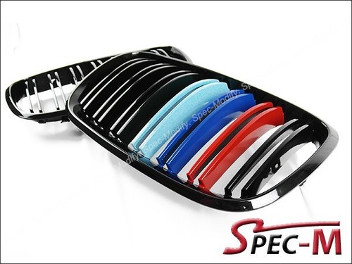 Parrilla delantera M Look/// Tri Brillo negra para BMW E71 X6 X6M 2008-2013 - Imagen 4 de 5