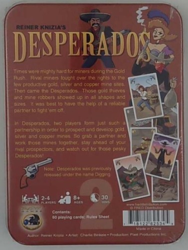 DESPERADOS BY REINER KNIZIA IN TIN BOX (GG 62534) - Picture 2 of 2