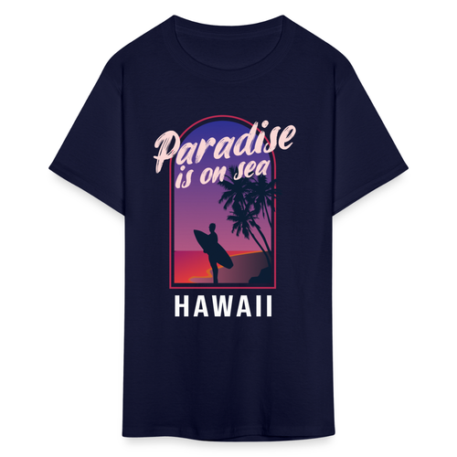 Paradise is on the Sea Hawaii shirt Surfing Lover Sunset Beach T-Shirt S-6XL - Picture 30 of 81