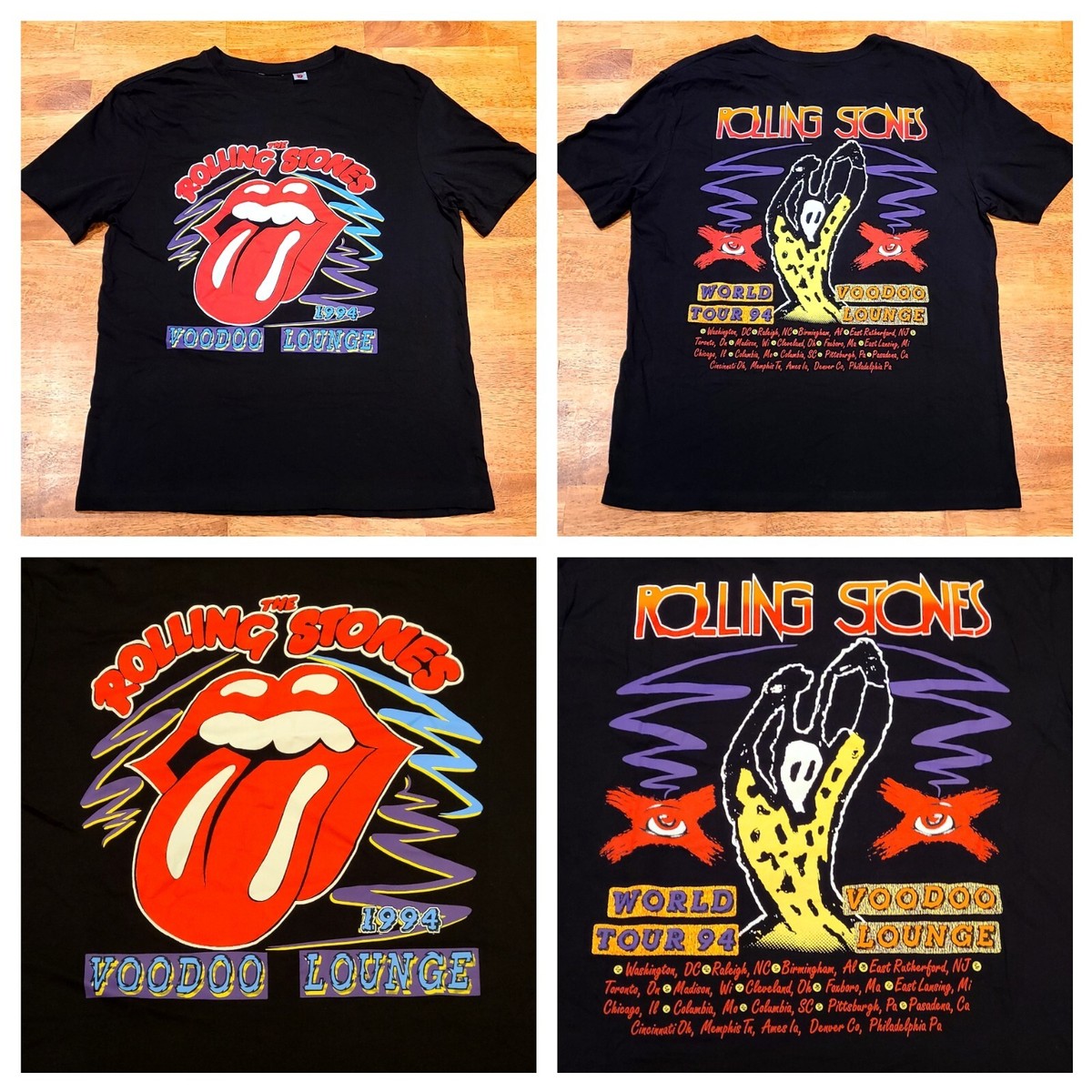 【ローリングストーンズ】バンドTシャツ Voodoo Lounge Tour 90's THE ROLLING STONES 
