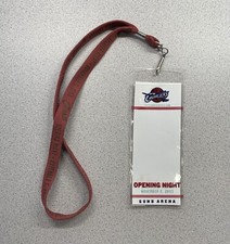 Cleveland Cavaliers LeBron James First Home Game 2003 Opening Night Lanyard RARE