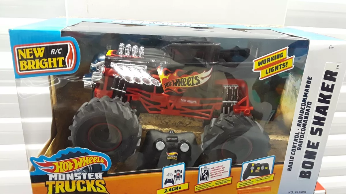 New Bright 1:15 Scale Remote Control Hot Wheels Monster Truck Bone