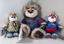Vintage 1997 Tyco Real Talkin Bubba Redneck Teddy Bear Plush Animal Works