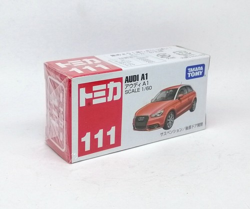 TOMICA 111 AUDI A1 1/60 TOMY 2013 NEW DIECAST CAR red ( UNOPENED ) - Picture 6 of 7