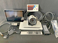 POLYCOM REALPRESENCE GROUP 500 VIDEO CONFERENCE SYSTEM 12X ZOOM CAMERA TESTED