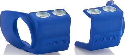 Acerbis Yamaha Lower Fork Shoe Protectors-YZ 125-450F-08-25-Blue - Motocross Dir