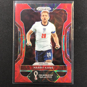 2022 Prizm FIFA World Cup Qatar HARRY KANE Choice Red Scope #86