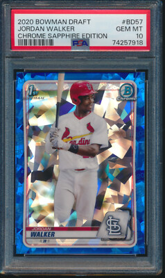 その他 2020 bowman draft sapphire jordan walker PSA 10 JORDAN WALKER 1st 2020 Bowman Chrome Draft Sapphire
