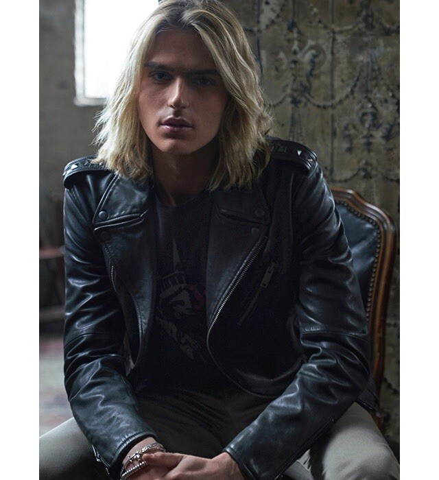 RARE $998 NWT Brand New John Varvatos Misfits Studded Biker Jacket