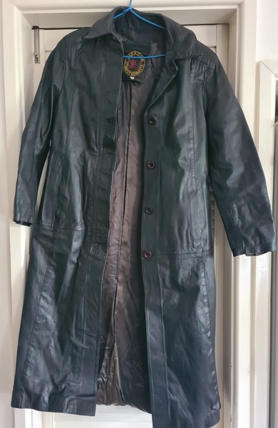Espagna Finest Quality Black Leather Jacket, Size 10 Womens 