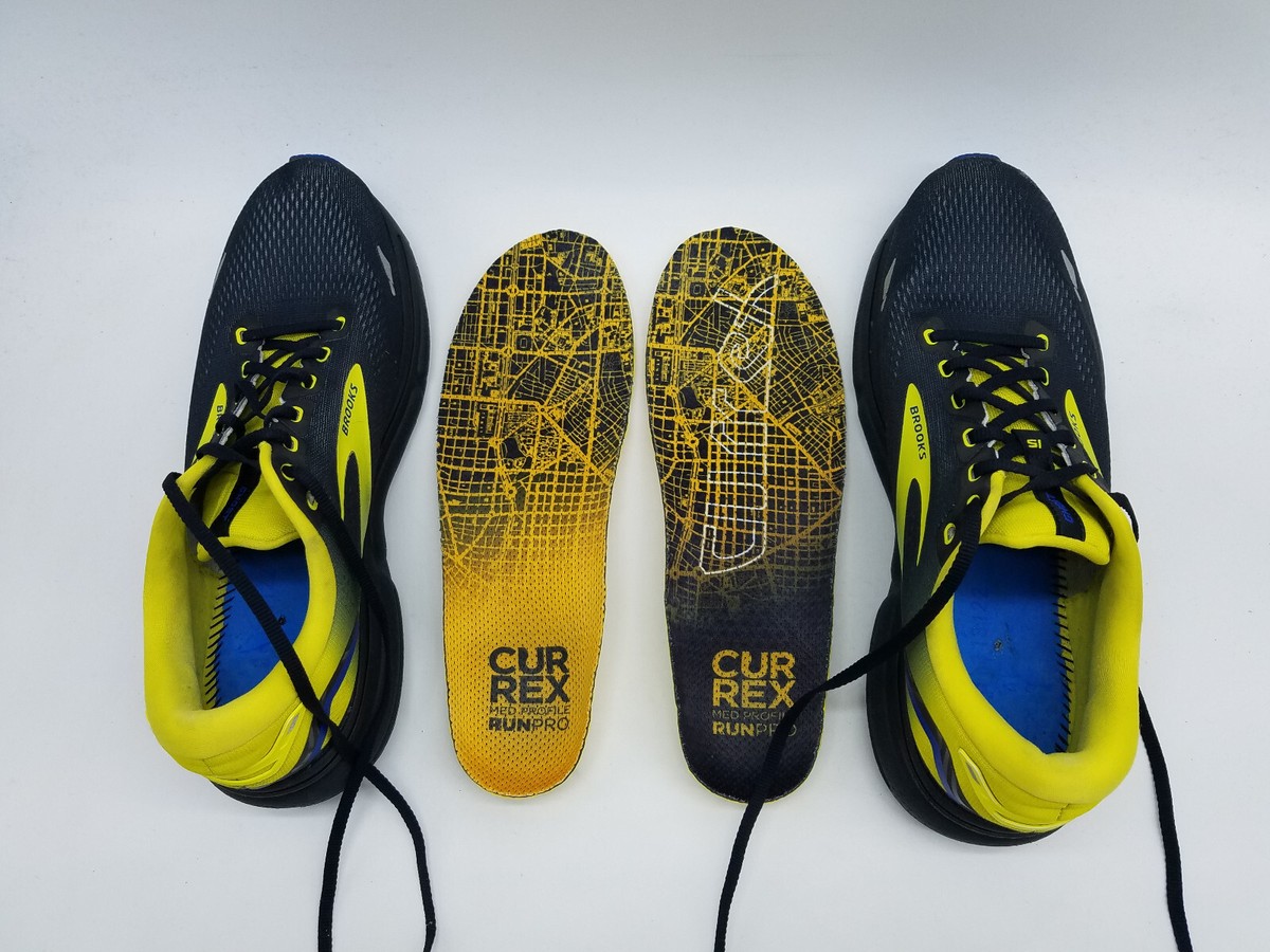 Brooks Ghost 15‎ Shoes Mens Size 13 D Black Yellow Running Sneakers 1103931D063 Size 13 - Brooks Ghost 15 Black Nightlife Blue for sale  main image 3