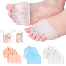 2PCS Silicone Bunion Toe Corrector Orthotics Straightener Separator Pain Foot