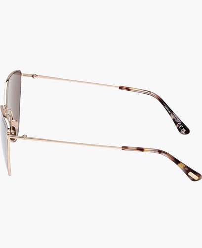 TOM FORD FT1005 Anais Shiny Pale Gold Sunglasses $510 MSRP - Picture 7 of 10