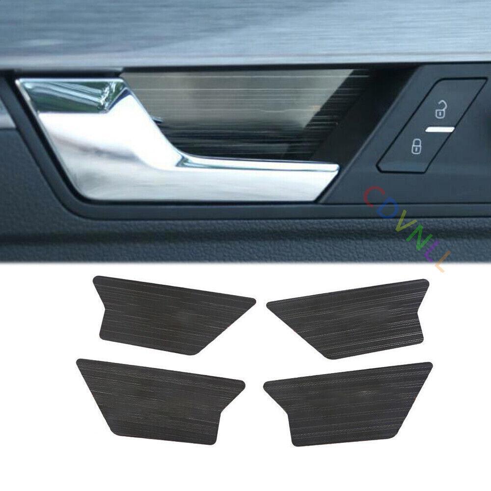 Automotive Inner Door Bowl Sticker Trim For VW Passat B8 16-2018 Black Titanium
