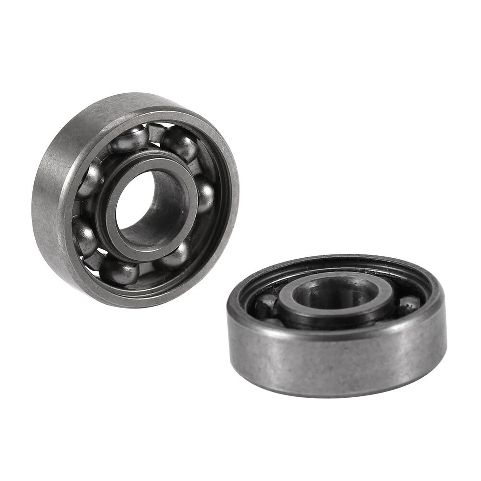 OPEN UNSHIELDED DEEP GROOVE STEEL BEARING 6001 12x28x8mm 7-BALL GREASED RACE - Image 3 of 4