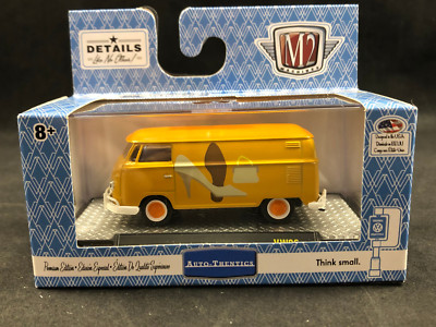 M2 Machines 1:64 Scale 1960 VW Delivery Van USA Model VW06 18-76 (Orange Shoes) 
