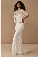 BHLDN Sachin & Babi Dalila Lace Overlay ethereal embellished beaded Wedding Gown
