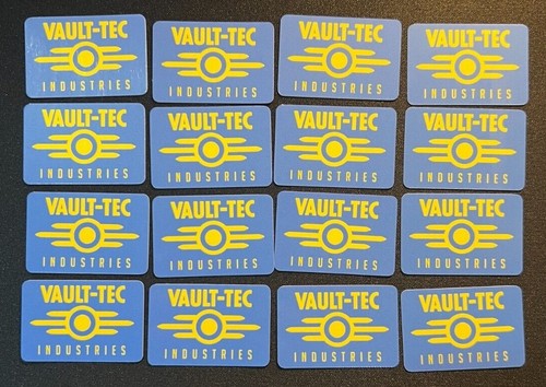 vault tec industries vinyl stickers (splashproof) fallout tv series inspired - Picture 10 of 13
