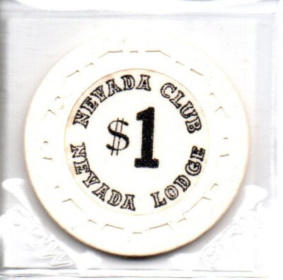 Nevada Club Casino Nevada 1 Dollar Gaming Chip as pictured