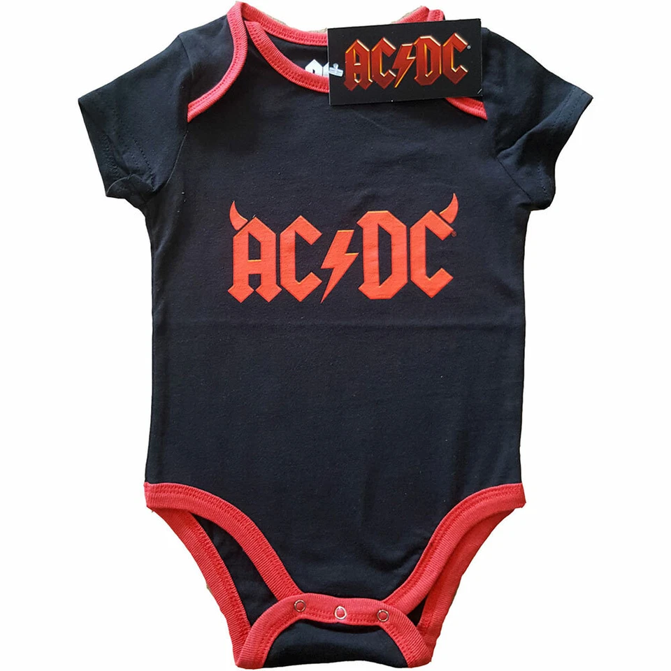 AC/DC Baby Grow - Official Licensed Merchandise Baby Body Suits - Free Postage