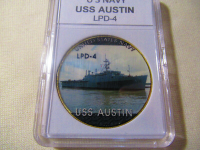 US NAVY - USS AUSTIN LPD-4 Challenge Coin