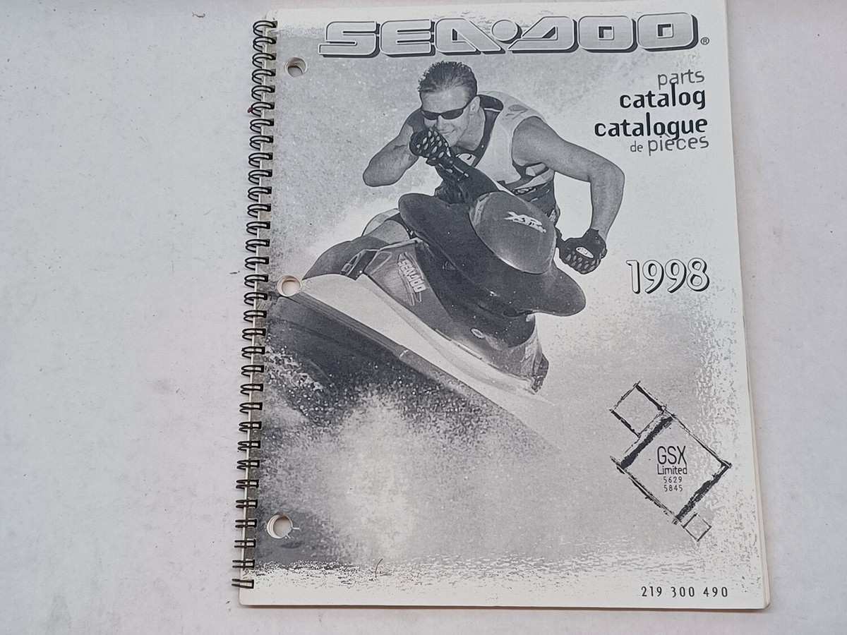 ルシア USED - Sea-Doo PWC Parts Catalog 1998 GSX LTD 5629 5845 | eBay