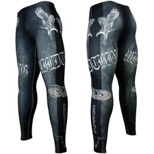 FY-127K WILD THING Compression Skin Tight Base layer MMA Spats Rash guard BJJ