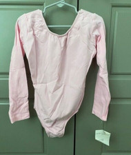 Bal Togs Pink Long Sleeve Leotard 1319 Child Large 12-14