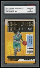 Nick Smith Jr 2023-24 Panini Hoops Winter Arriving Now 1st Graded 10 NBA Card 20