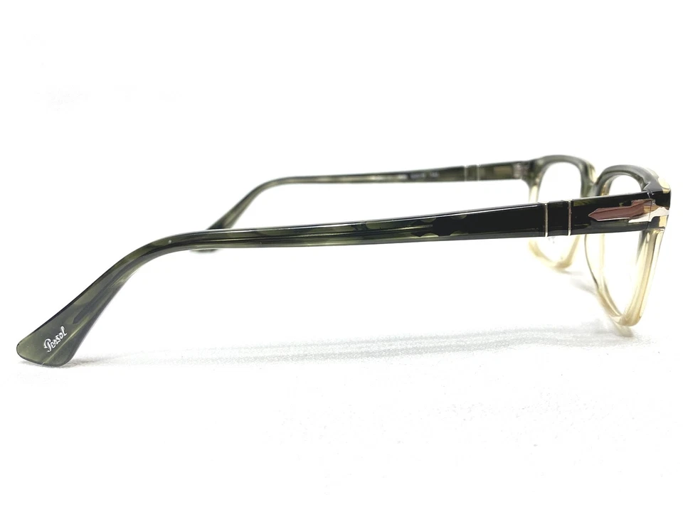 NUEVO Persol PO3131V 1038 Hombres Verde/Transparente Diseñador Monturas 52/18 Foto 3 de 4