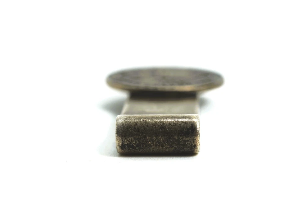 Sterling Silver Money Clip Freemason Masonic Cross & Crown Commandery 75th 1945 - Image 4 of 4