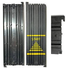 2pc 1971 Aurora Model Motoring AFX Speed-Lok 2517 9" Start Straight OdD NO RAILS