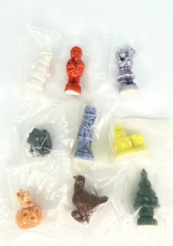 9 Wade Tea Rose Figurines Calendar Series Miniatures England Sealed 7 New