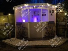 GARDEN BAR 2.1m X 2.1m - CANBE MADE TO ANY SIZE ! FITTING OPTIONAL