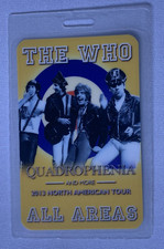 The Who Pass Ticket Original North American Quadrophenia Tour Circa 2013 #2