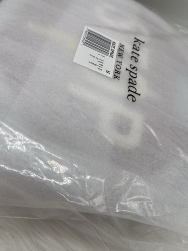 Tracolla nuova con etichette Kate Spade New York Detour glitter vernice pelle 3D stop sign NUOVA - Foto 5 di 22